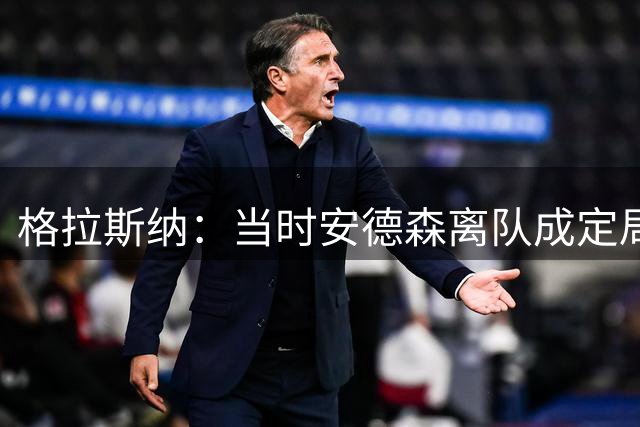 格拉斯纳：当时安德森离队成定局，我们并非食物链顶端需接受现实